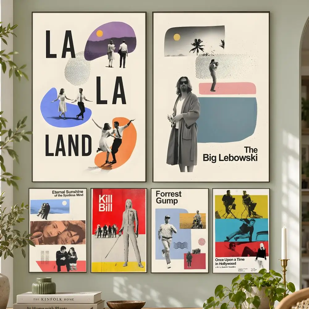Vintage Collectible Posters - ヴィンテージ映画コレクション：キル・ビル、ジョーズ。レトロな映画ポスター。壁飾り、インテリア、リビングルーム、寝室、寮、アパートメントの装飾に。ギフトにも最適。