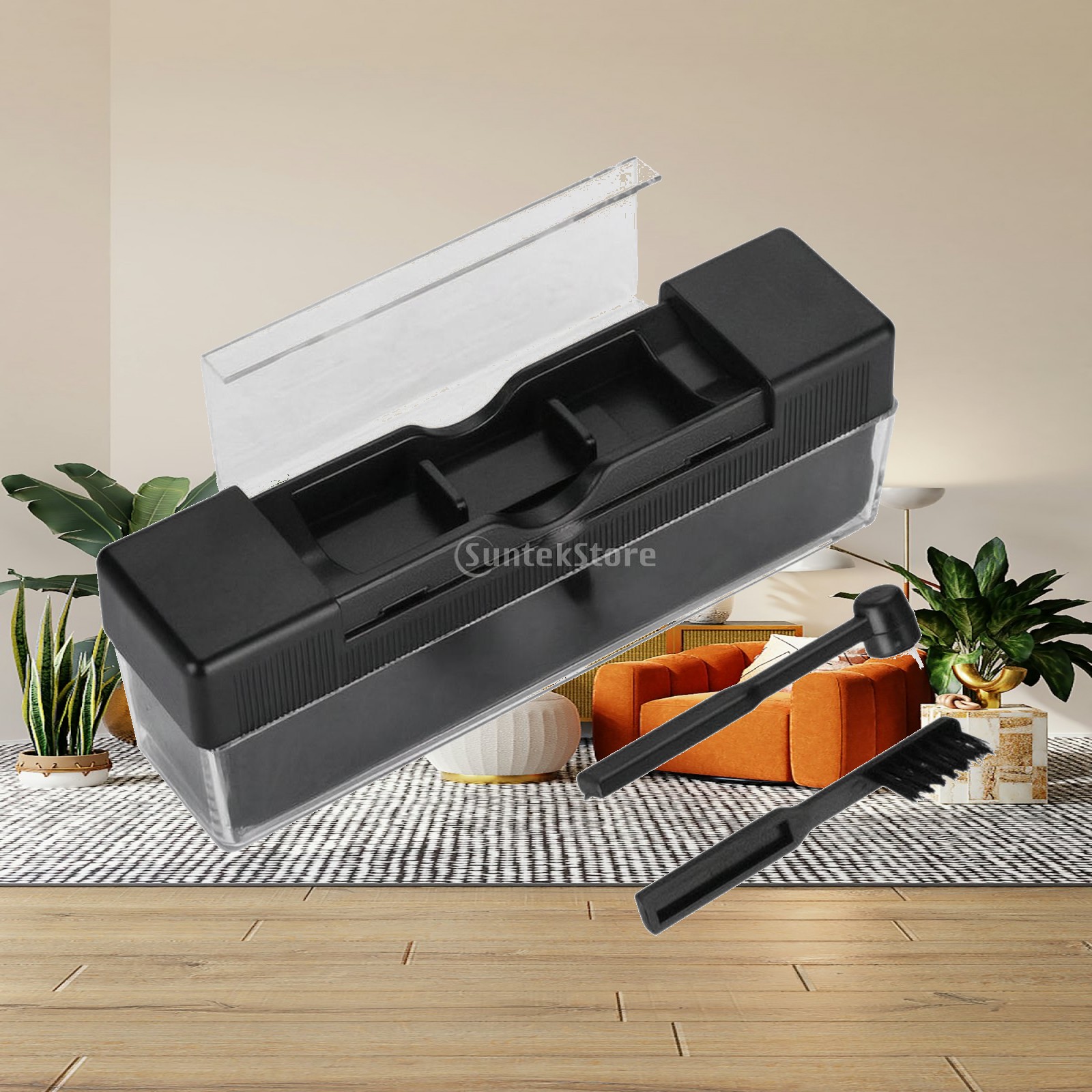 家庭用オーディオ機器のセットアップに最適な、ファイバー製のブ - Vinyl Record Cleaner のレビューと価格