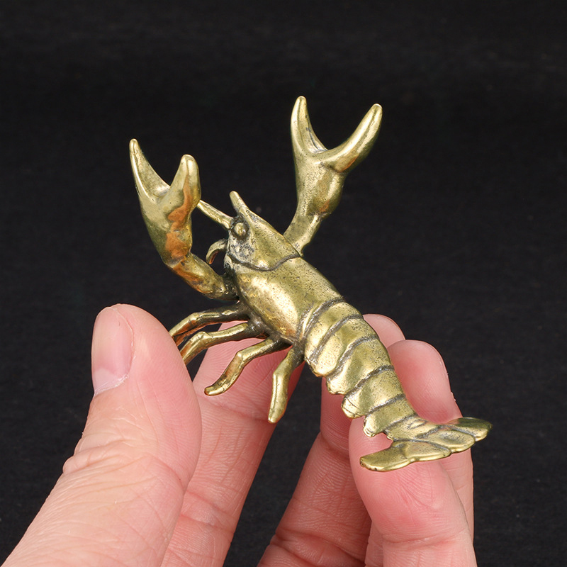 【F】真鍮製ザリガニの置物 ヴィンテージアニマルペンホルダー - Vintage Collectible Pens のレビューと価格