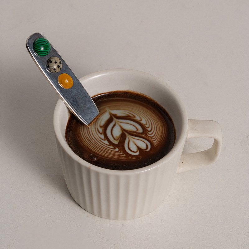 ヴィンテージビーズ宝石ステンレススチールスプーンコーヒースプ - Vintage Collectible Spoons のレビューと価格